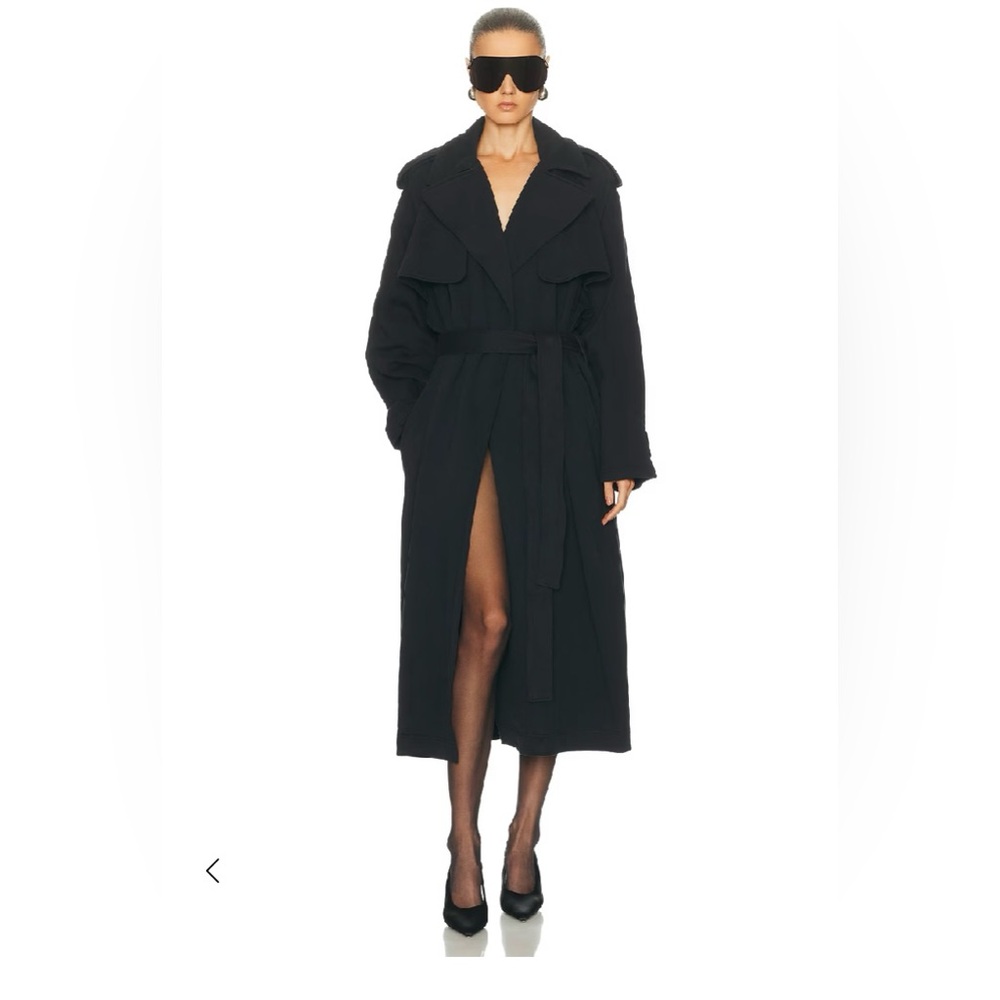SKIMS NWT Boyfriend Fleece Trench Coat